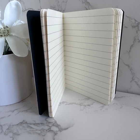 FENDI Metallic Gold-Tone Leather Notebook with Stickers - Picture 3 of 10